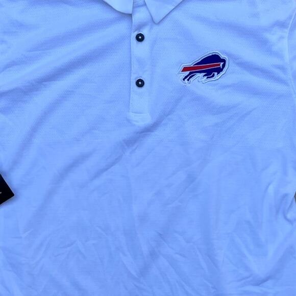 Nike DriFit Men's On Field Apparel Buffalo Bills Polo Shirt NWT Size S - Picture 3 of 5
